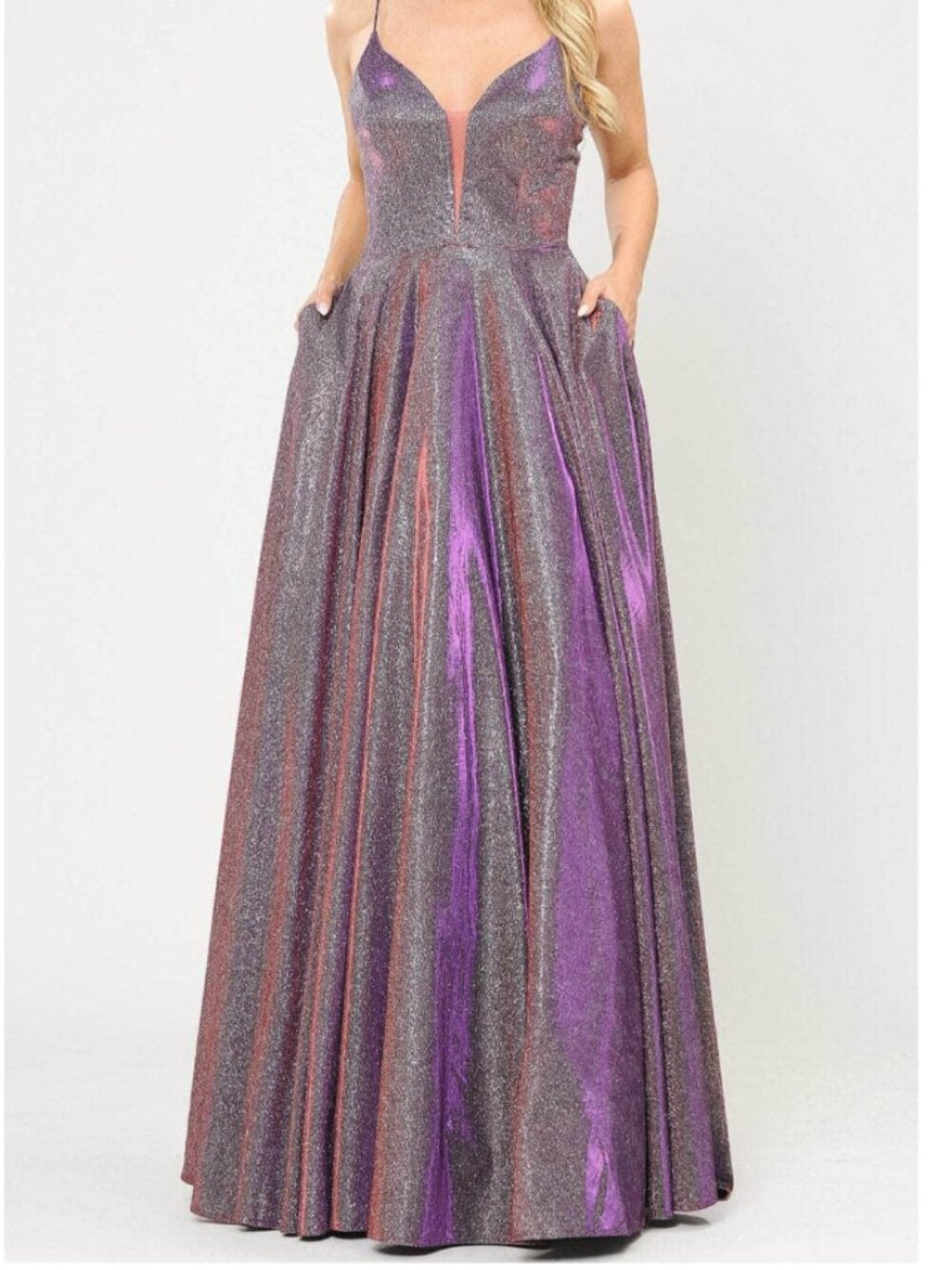 Crystal Doll Formal Maxi Dress Size 11 Sequin One Shoulder Cutout Gown